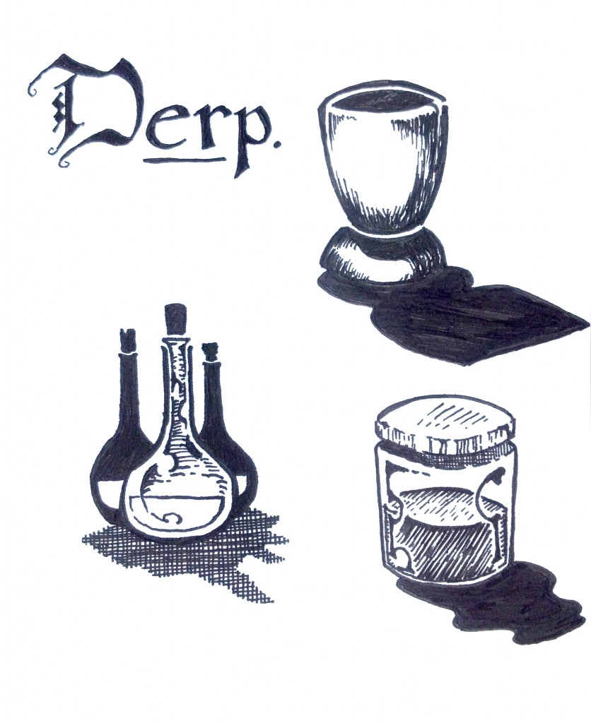 cup and potions